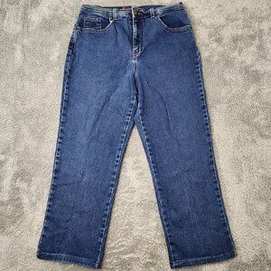 Gloria Vanderbilt Jeans Womens 10 Blue Denim Straight Five Pockets
